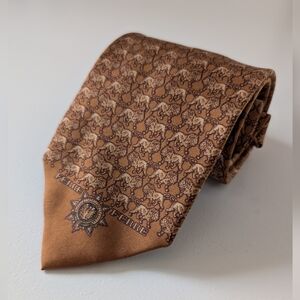 🇮🇹Gianfranco Ferre Lion Pattern Tie